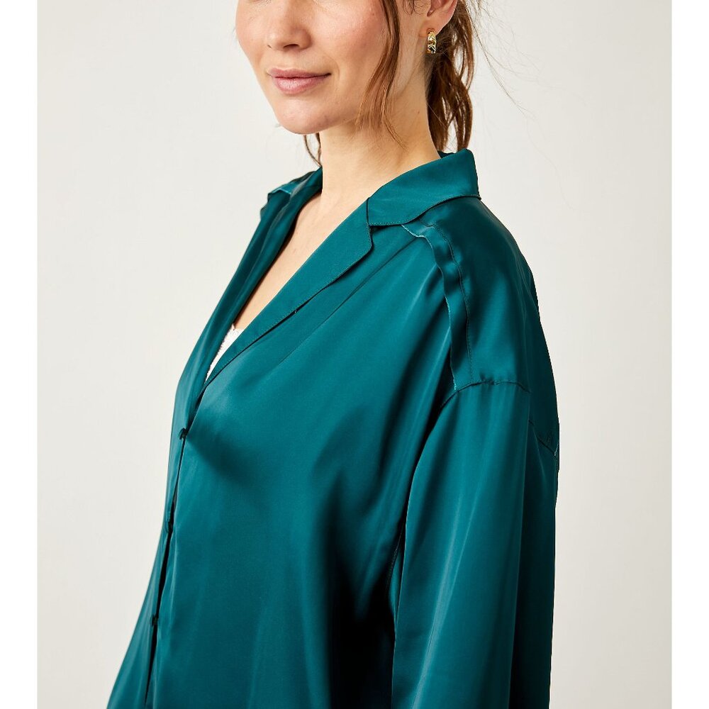 Free People Teal Pajama Set - Picture 4 of 7